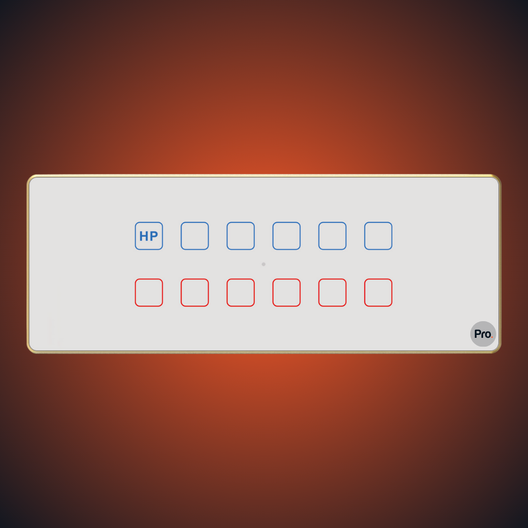 TouchX Neo 12 Switch - 8M (2S-10A, 9S-16A, 1S-30A)