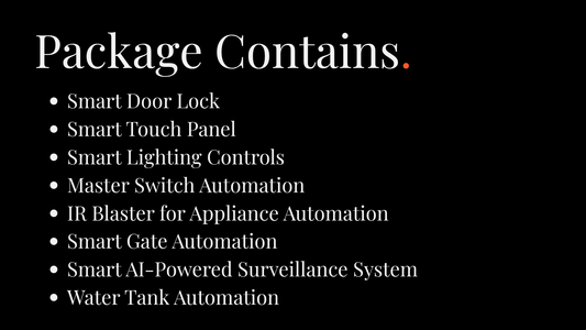 Complete Home Automation Package - Black
