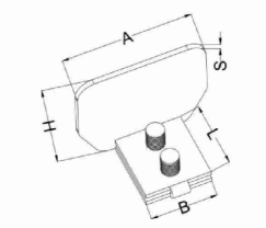 Sliding Cantilever End Cap(for 8 Small Wheels & 8 Medium Wheels)