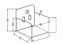 Sliding Cantilever End Stopper(for 5/8 Small Wheels & 8 Medium Wheels)