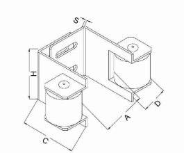End Cap with Nylon Roller