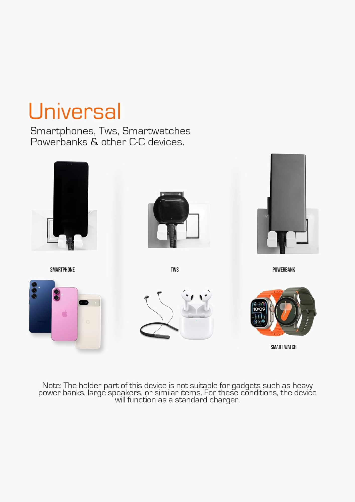 Hold & Charge Travel Adapter