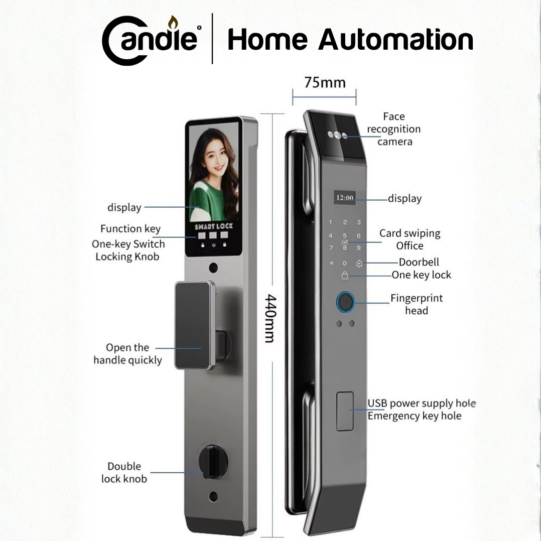 AcX SDL Steel Door Lock SS-01 Pro