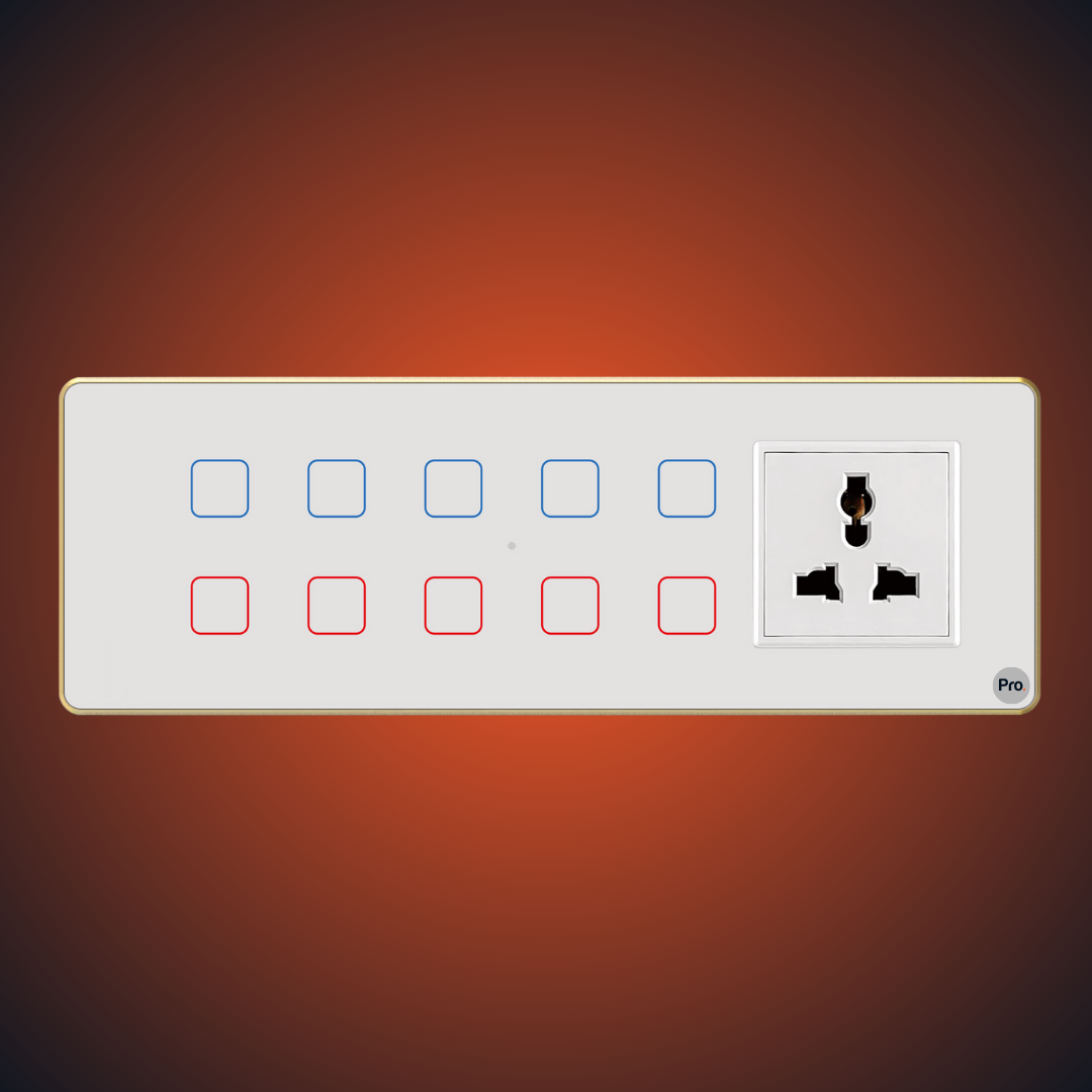 TouchX Neo 10 Switch 1 SKT - 8M 1 Socket + (10S-16A)