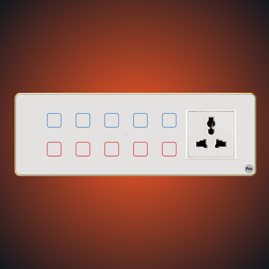 TouchX Neo 10 Switch 1 SKT - 8M 1 Socket + (10S-16A)