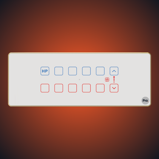TouchX Neo 10 Switch 1FD - 8M 1F Dimmer + (9S-16A, 1S-30A)