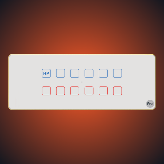 TouchX Neo 12 Switch - 8M (2S-10A, 9S-16A, 1S-30A)