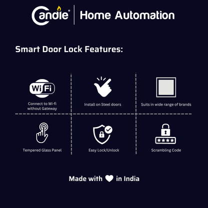 AcX SDL Steel Door Lock SS-01 Pro