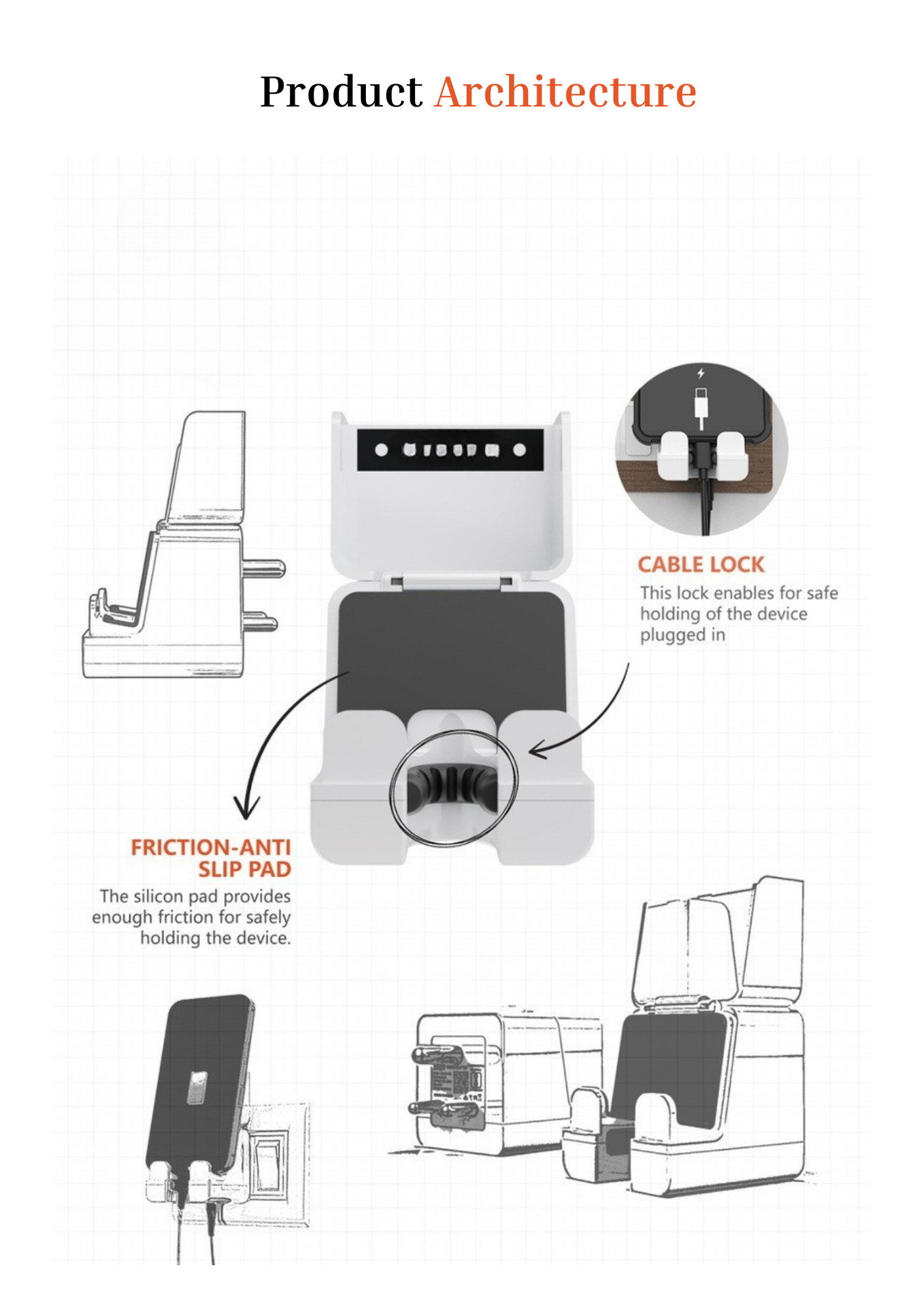 Hold & Charge Travel Adapter