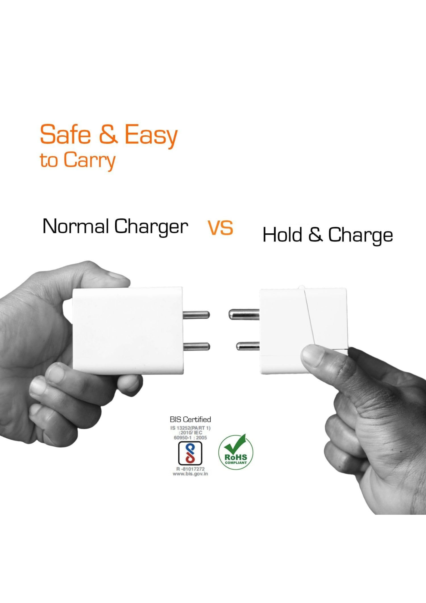 Hold & Charge Travel Adapter