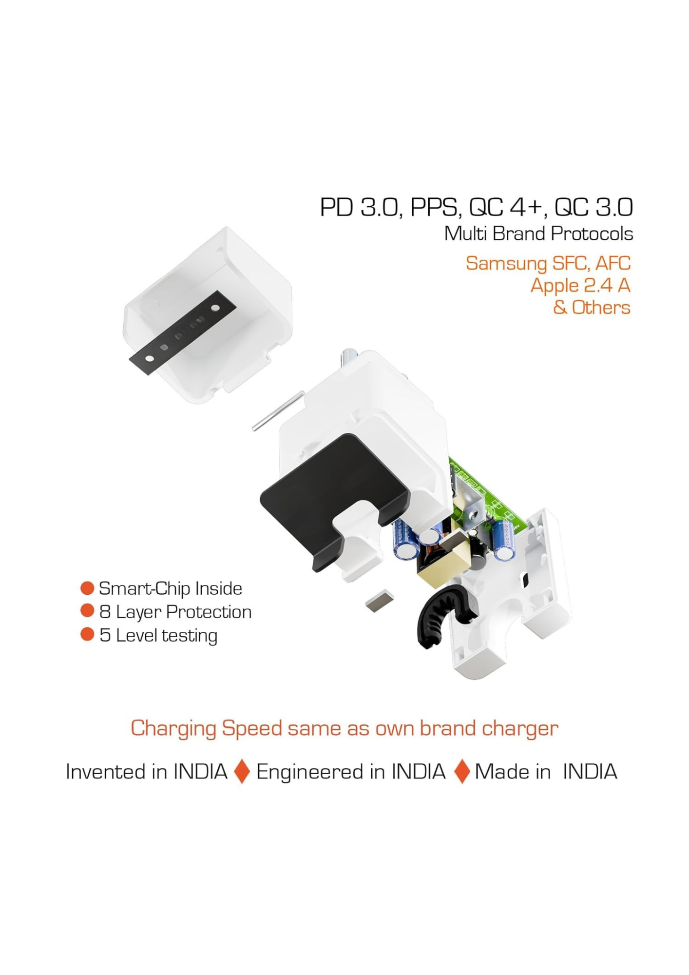 Hold & Charge Travel Adapter