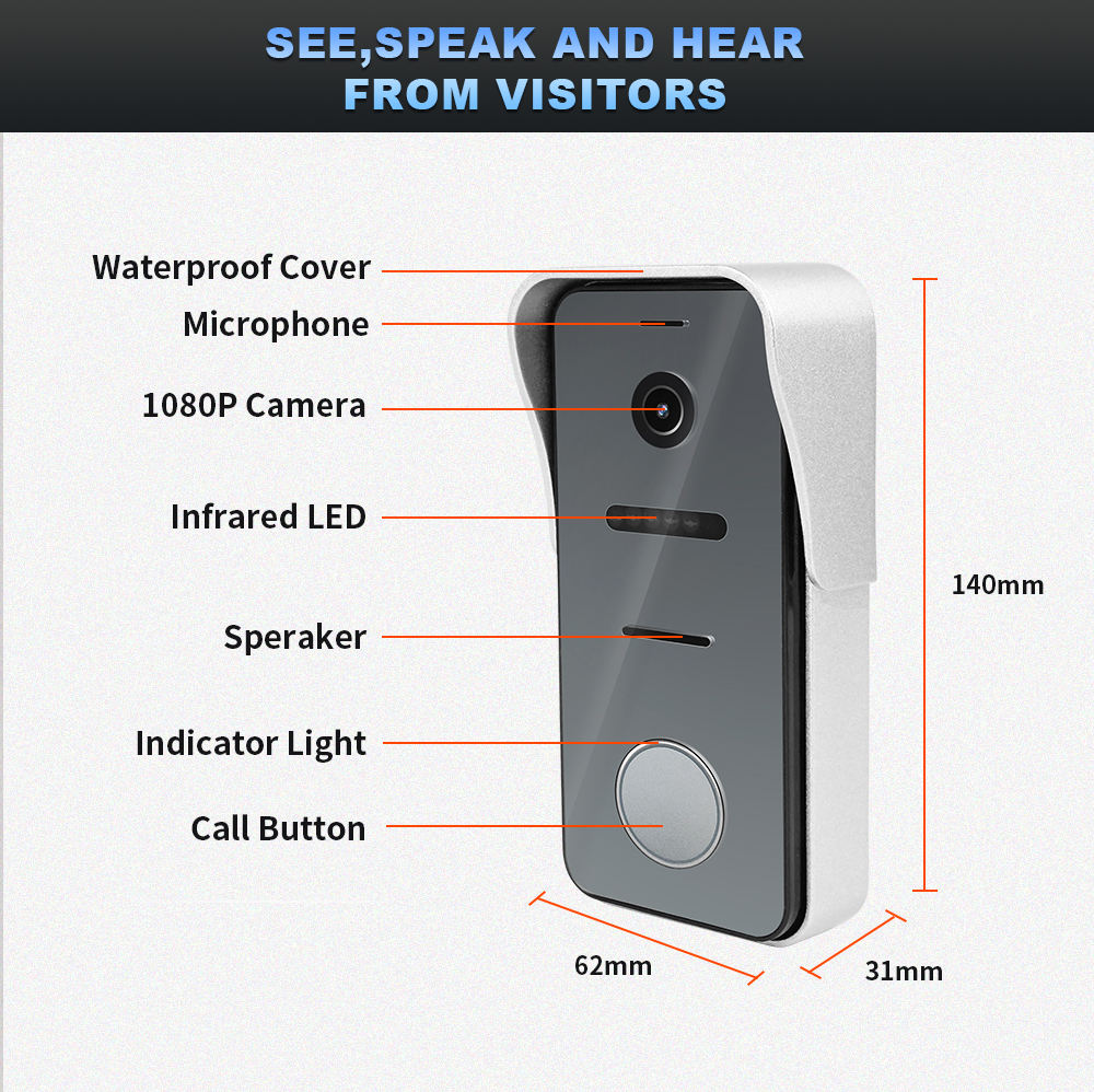 Candle Smart Video Door Bell SVDB-06