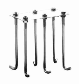 Sliding Cantilever Adjustable Fixing Plate with Hook Bolt(for 8 Small Wheels)