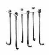 Sliding Cantilever Adjustable Fixing Plate with Hook Bolt(for 8 Medium Wheels)