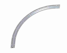 Sliding Curve Gate Track Drilled Fixing (U Groove)