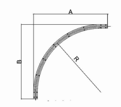 Sliding Curve Gate Track Drilled Fixing (U Groove)