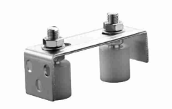Sliding Curve Guide Bracket with 2 Nylon Roller