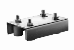 Sliding Curve Guide Bracket with 4 Nylon Roller