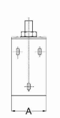 Guide Bracket with Two Nylon Roller