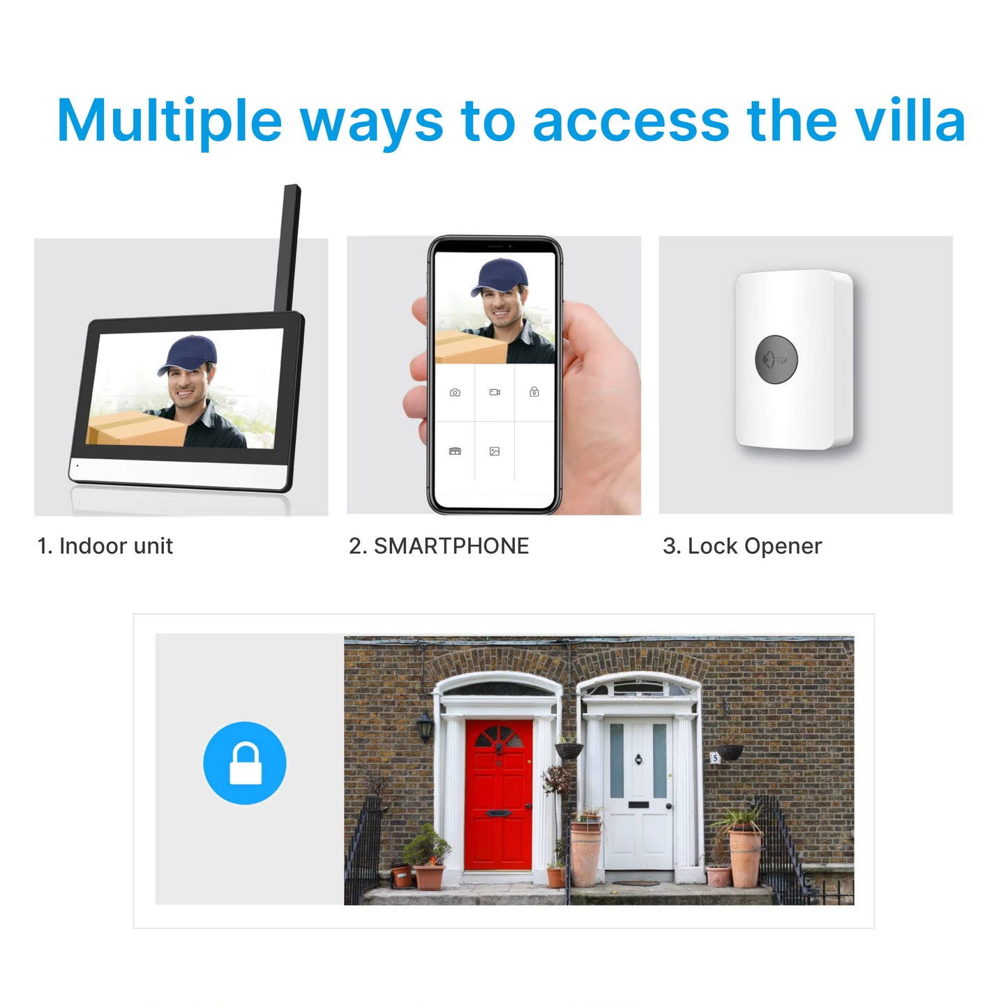 Candle Smart Wireless Video Door Phone VDB-01