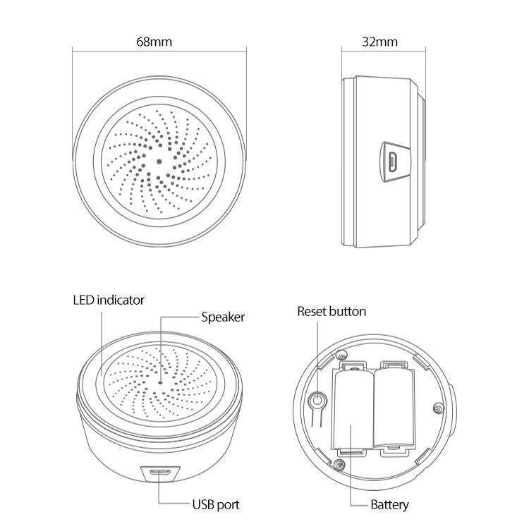 Candle Smart WiFi Emergency Siren ES-01