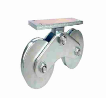 Sliding Gate Double Wheel with Drilling Fixed Plate