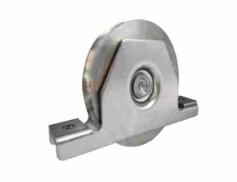 Sliding Gate SS304 Wheels with Interior Bracket (Single Bearing, U Groove)
