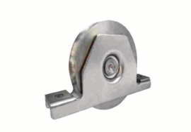 Sliding Gate SS304 Wheels with Interior Bracket (Double Bearing, U Groove)