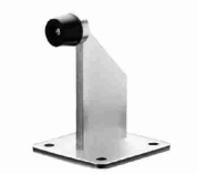 Sliding Cantilever Gate Stopper with Base Plate(Small Rubber)