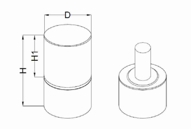 Swing Gate Hinges with Cone Core Pin